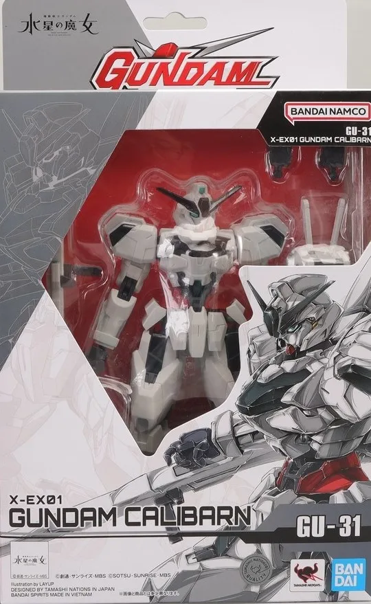 

In Stock Bandai GUNDAM UNIVERSE X-EX01 GUNDAM CALIBARN SUIT Anime full Action Assembly Figure Model original box