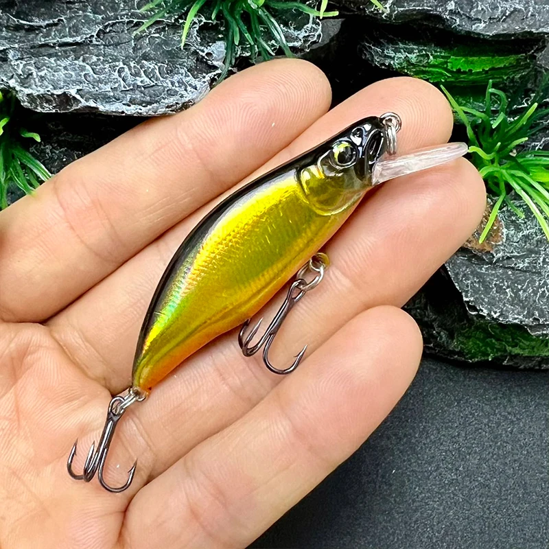 4.2g 51mm Mini Sinking Minnow Lure Pesca GH51 HUMPBACK Artificial Fishing Hard Bait for Perch Stream Trout Lure Fishing Supplies