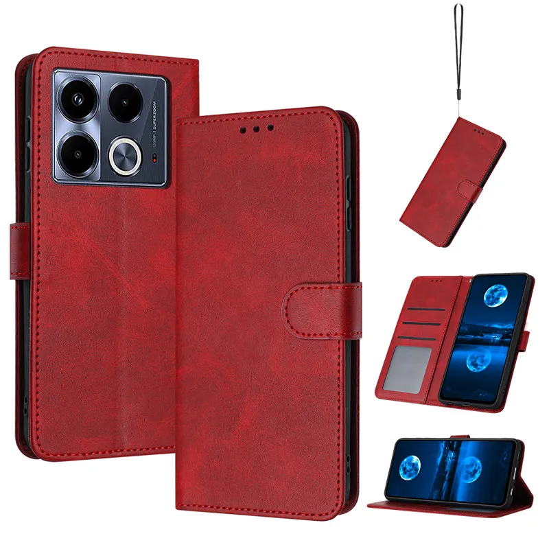 Magnetic Flip Cover Leather Case For OnePlus Nord CE 4 3 2 CE3 CE2 Lite 2T N30 N20 5G CE4 Cases Solid color Skin Feel Wallet Bag