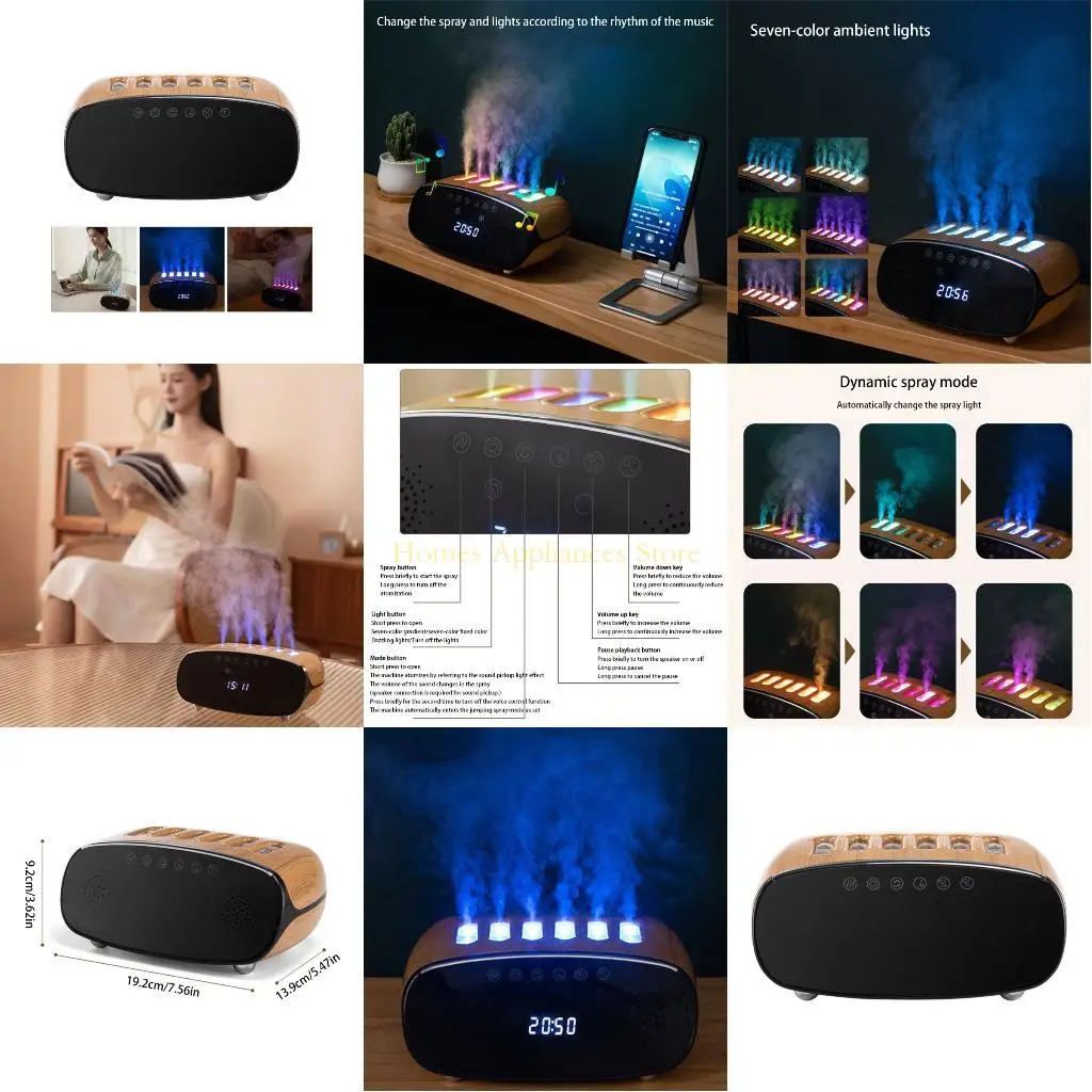 

D0AB Эффективный беспроводной увлажнитель для спальни и офисов