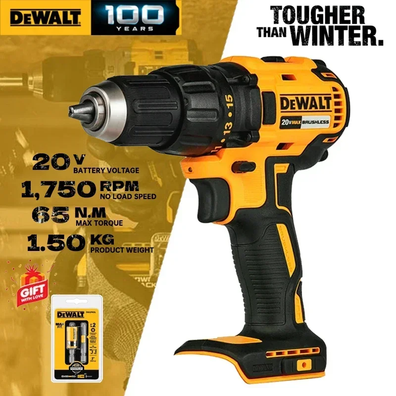 DEWALT DCD7771N Compact Driver Drill Brushless Motor Rechargeable Cordless Screwdriver Dewalt 20V DCD7771 With DWA2PH2SL