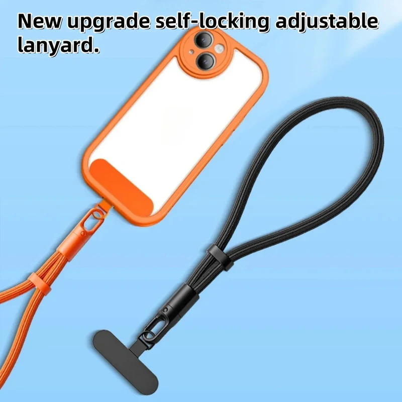 

Polyester Fiber Phone Charm Lanyard Outdoor Activity Anti-lost Adjustable Wrist Strap Smartphone Accessories Universal Hand Rope