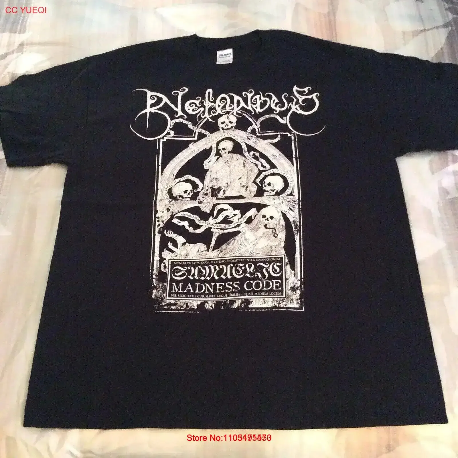 NEFANDUS t-shirt XL le asme inquisition Urgehal Urfaust Empyrium vintage lavé décontracté confortable homme mode unisexe
