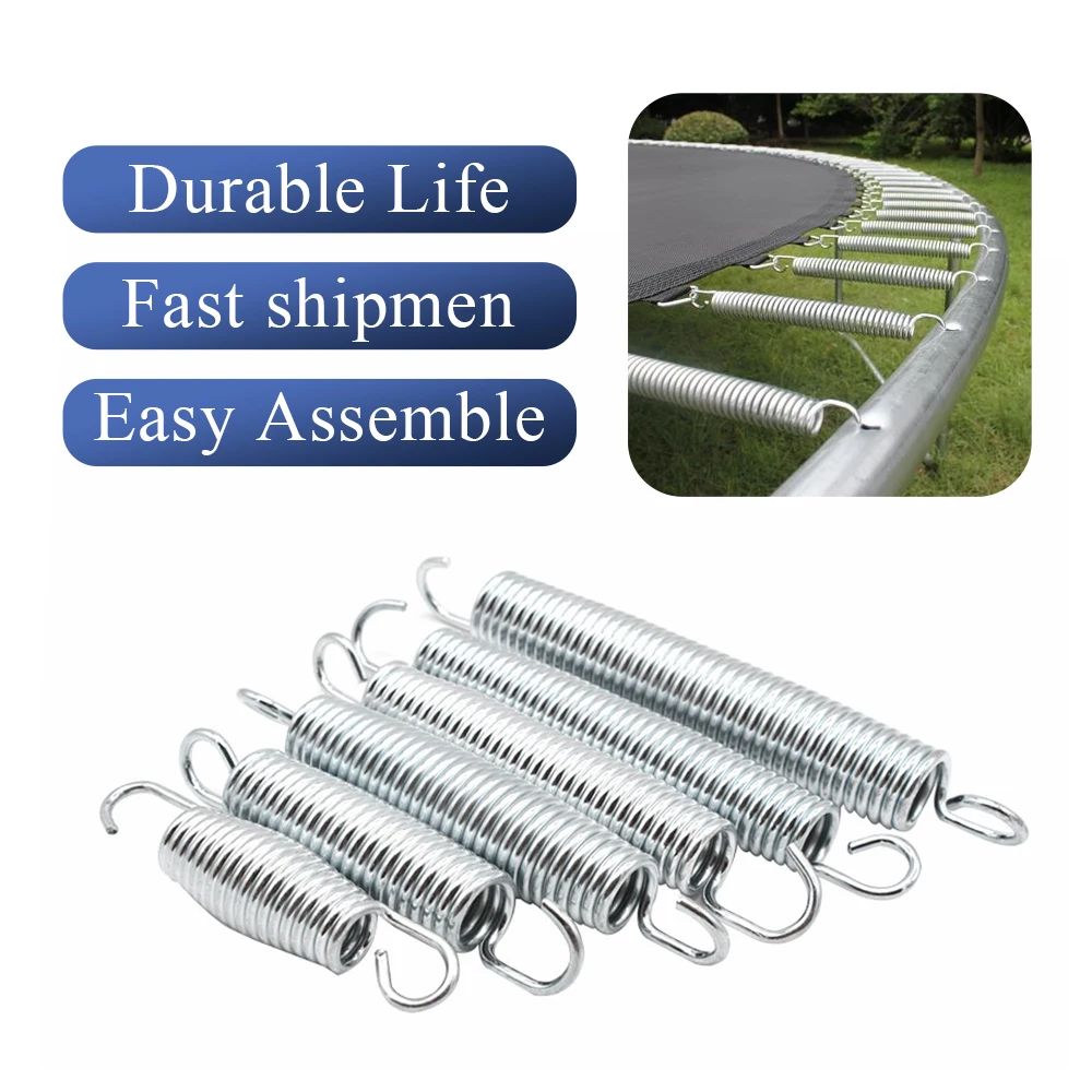 Wire Diameter 3mm Heavy Duty Finewe 70# Steel Trampoline Extension Springs