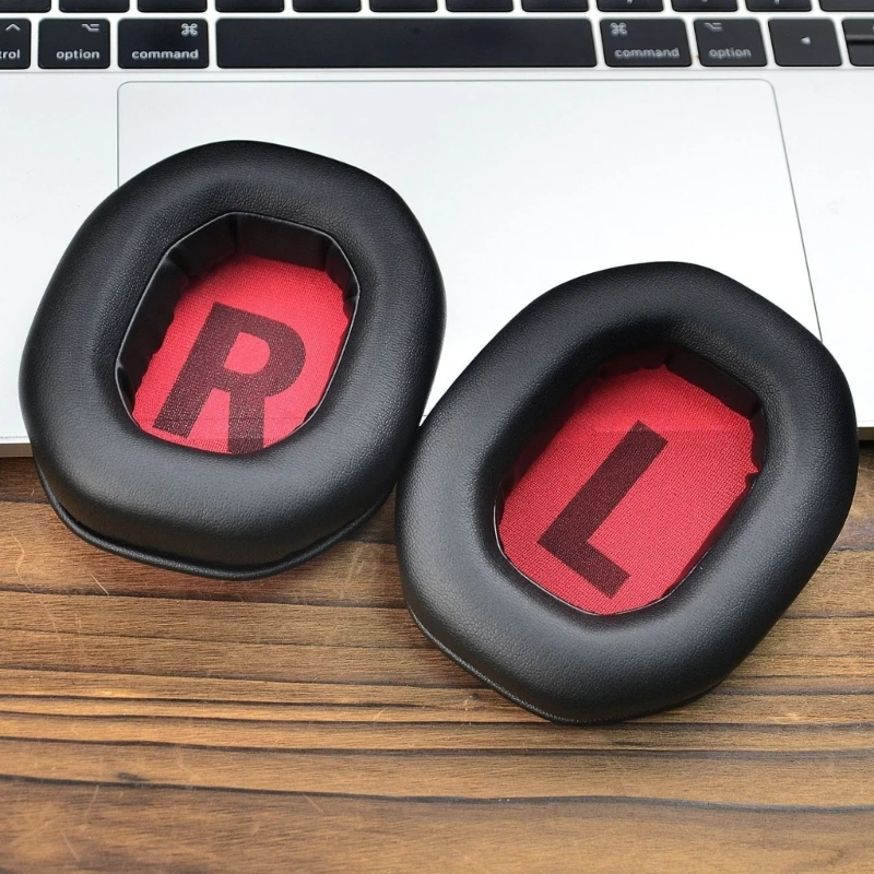1 paar Ohrpolster Protein Leder Ohr Pad Für Teufel Massive Teufel Käfig Headsets Ohr Kissen Abdeckung Memory Foam Ohrenschützer