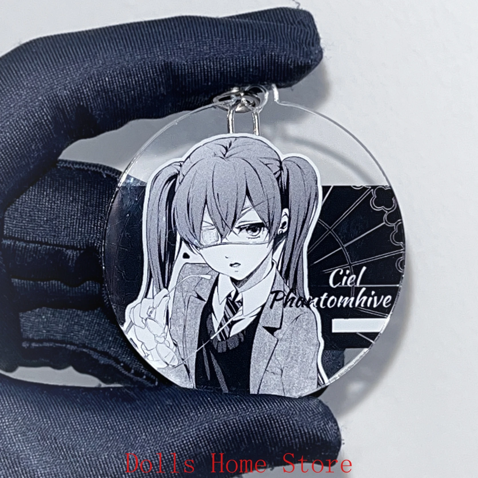 

Игра Ciel Phantomhive Alois Trancy, милый значок для косплея, брелок, декоративный студенческий аниме, рождественский подарок, сумка, кулон