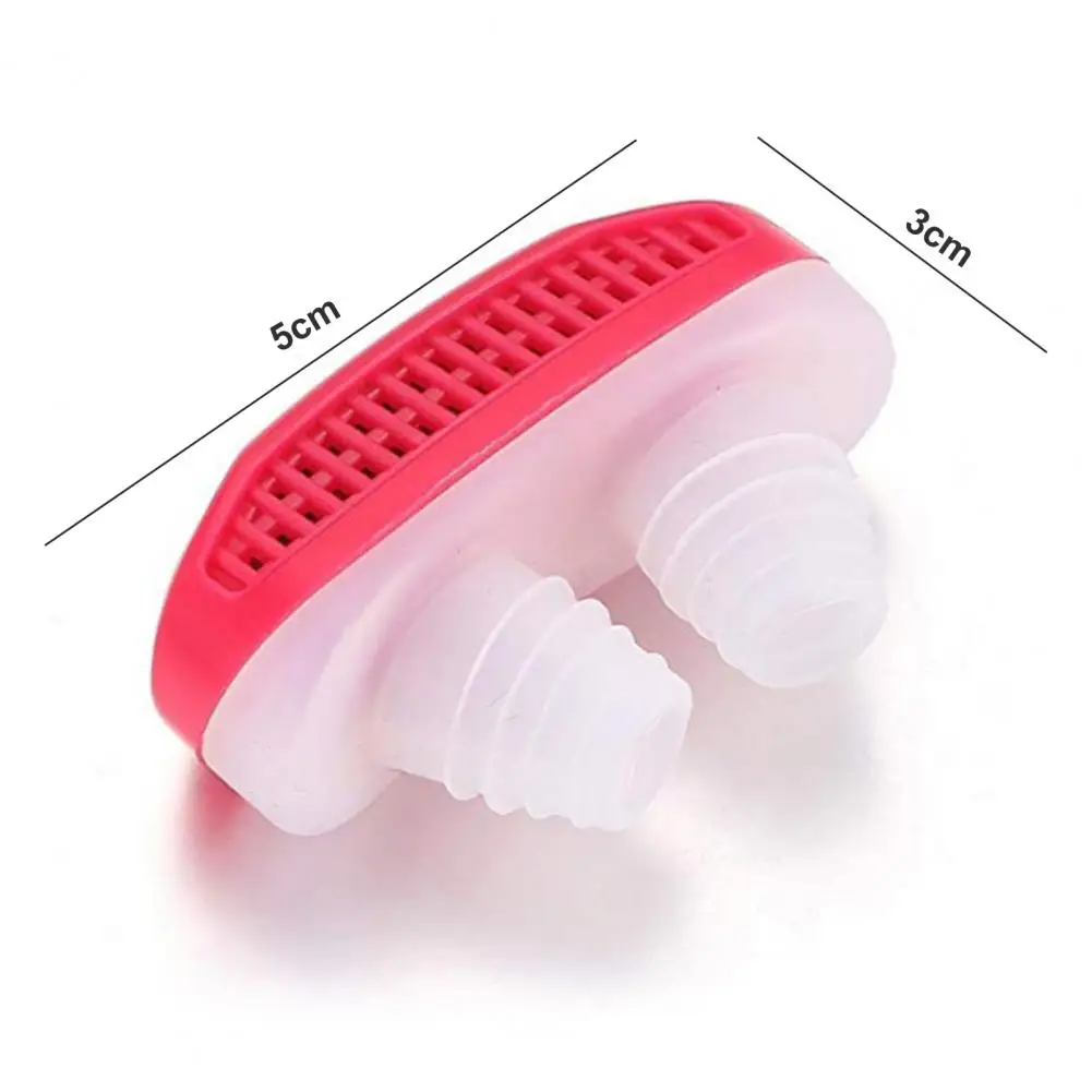 Nasal Plug Device Anti-snoring Device Soft Silicone Nasal Plugs Nose Air Purifier Vents Snore for Comfortable for Snoring
