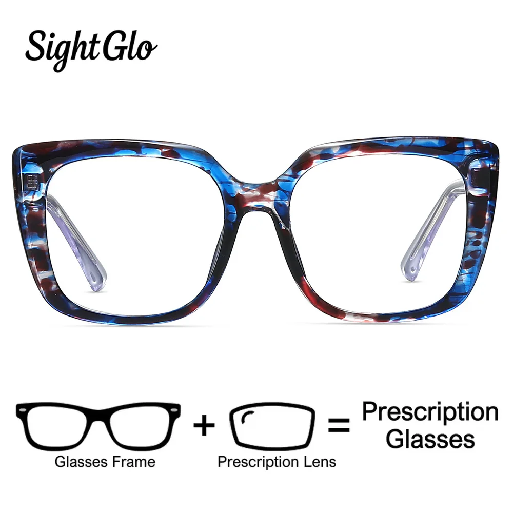 

SightGlo Cat Eye Myopia TR90 Bifocal Eyeglasses Women Optical Prescription Glasses Optical Custom Ladies Glasses