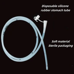 10pcs Disposable Silicone rubber stomach tube feeding tubes for nasogastric feeding 100cm