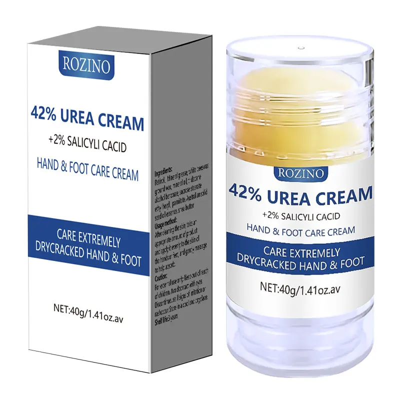 1.41oz 42% Urea Foot Hand Care Cream Stick, Used For Heel Care, Deeply Moisturizing And Nourishing Your Dry Rough Skin