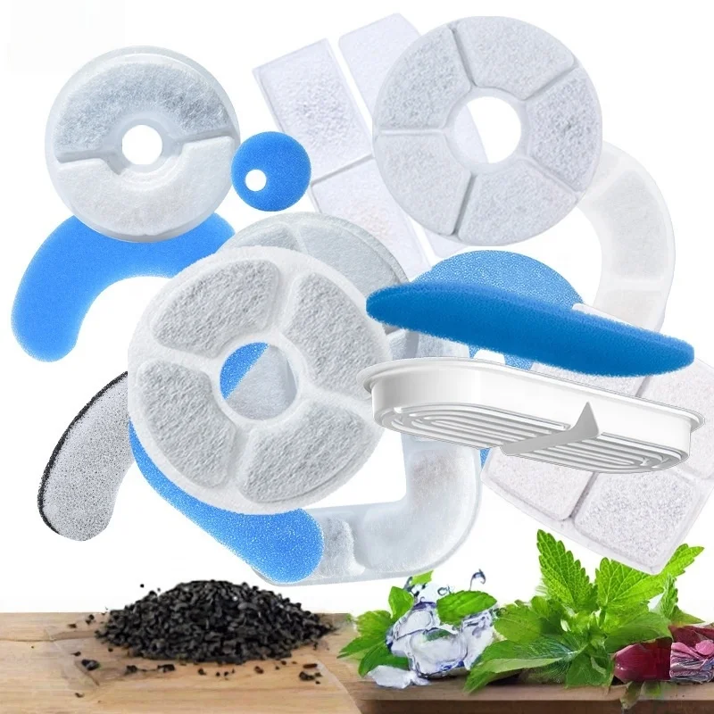 

PC Pet Water Dispenser Filter Cartridge Customizable Pet Fountain Filter for Pet Water Dispenser