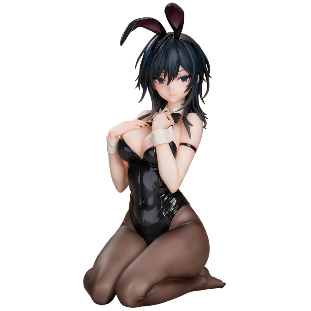 17CM Yokoyama Ishimi Anime Figure Black Bunny Sexy Kneeling Action Figure PVC Collectible Doll Model Toy Christmas Festive Gifts