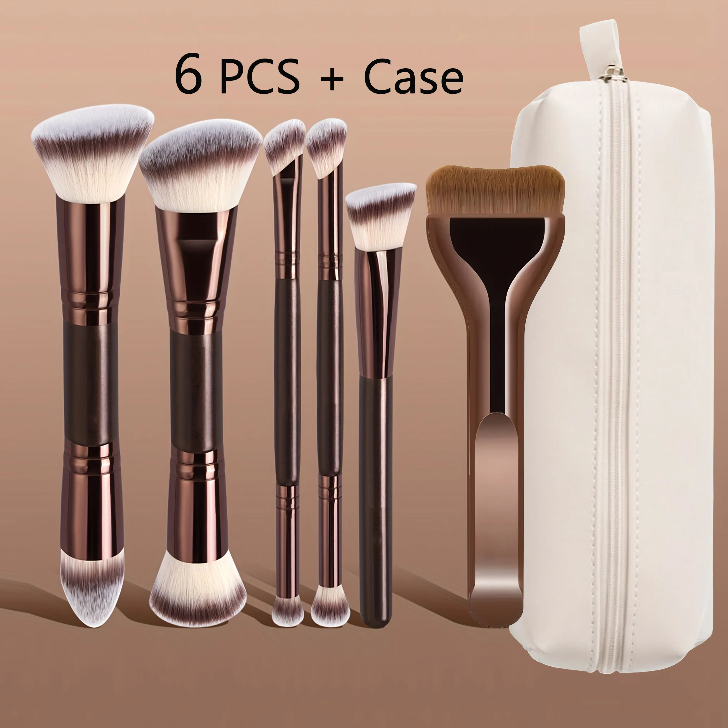 6 PCS Makeup Brush Set, Soft Bristles, Exquisite Complete Set of Makeup Tools