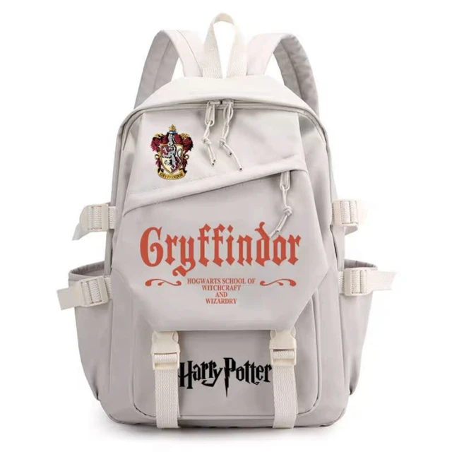 Mochilas con insignia de Hogwarts mochilas escolares de Anime de Harry Potter bolsas portatiles para adolescentes mochilas de viaje de gran capacidad regalos AliExpress