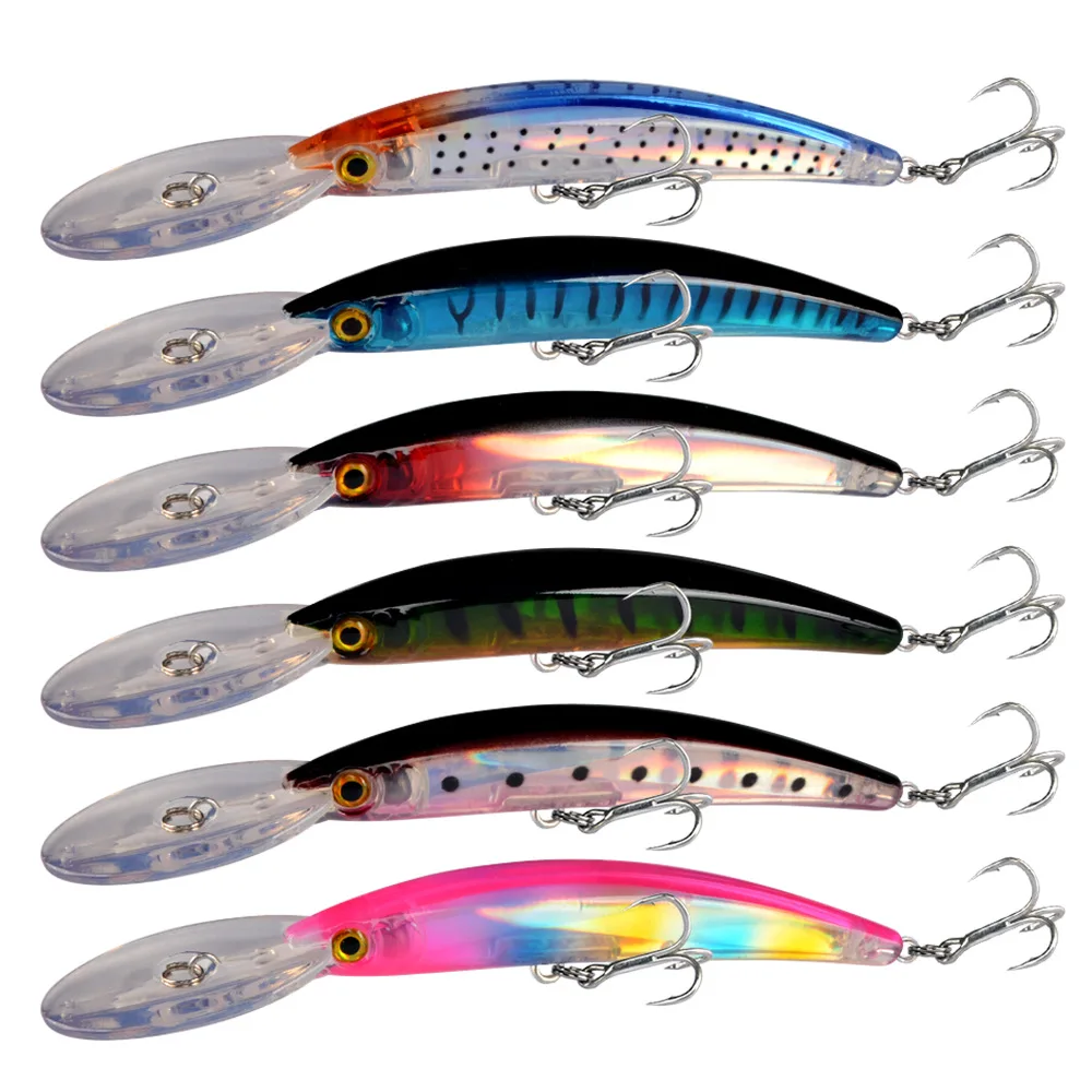 1PC Hartplastik Minnow Angeln Locken Große Crankbait Künstliche Köder Peche Bass Trolling Hecht Karpfen lockt Zubehör