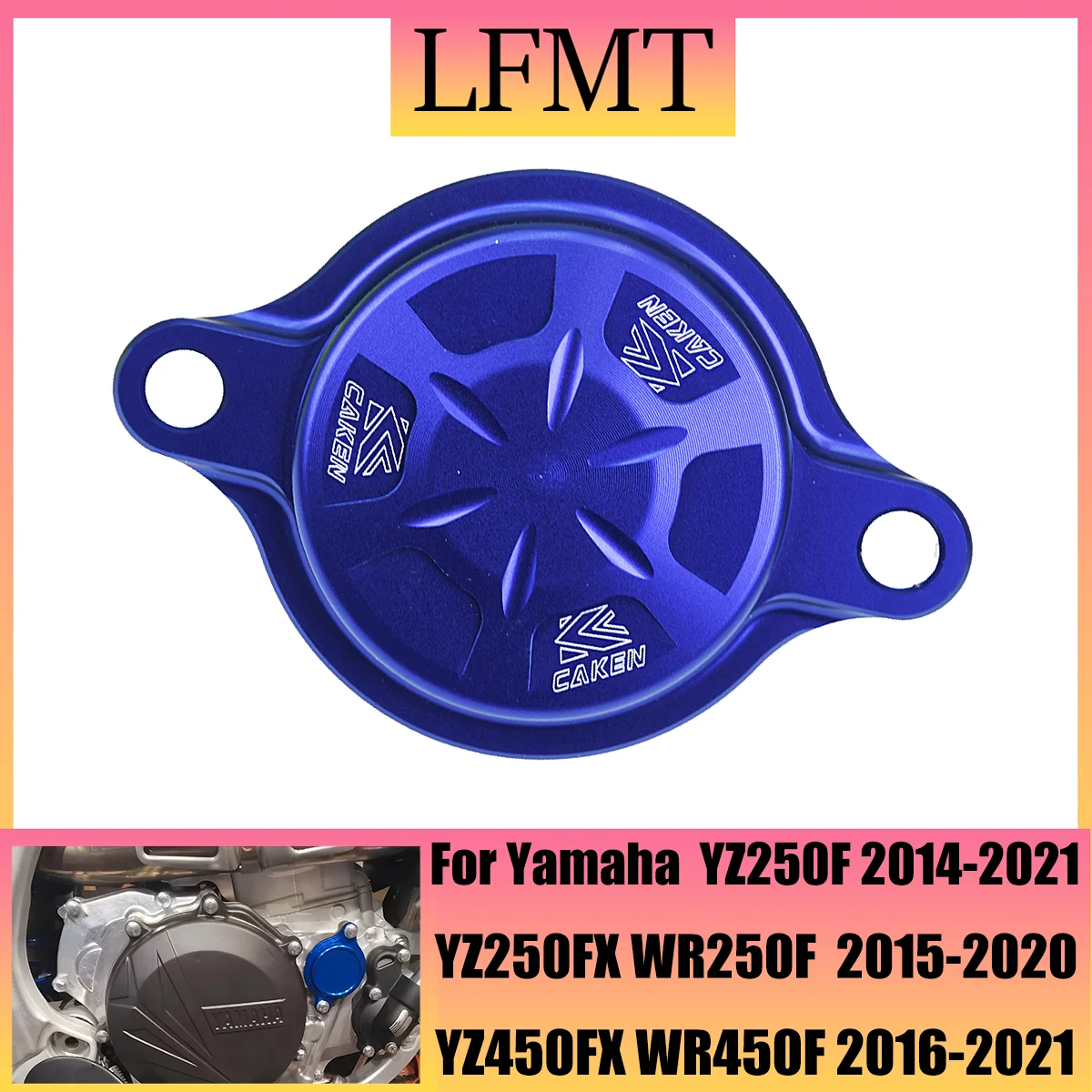 

Motorcycle CNC Engine Oil Plug Timing Plug Set Oil Filteer Covers For Yamaha YZ250F YZ450F YZ250FX YZ450FX WR250F WR450F Parts