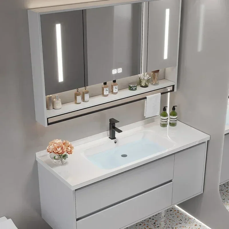 

Прочный роскошный шкафчик премиум-качества, шкаф для ванной комнаты, туалет, раковина для макияжа, пол, роскошная металлическая роскошная мебель для дома