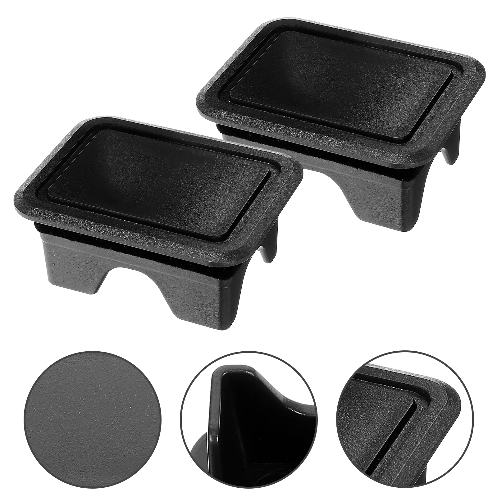 

Ram Rear Bed Rail Stake Cover Pocket Cap for Truck Part Replaceable Plugs 600X450X250CM Replacement Black