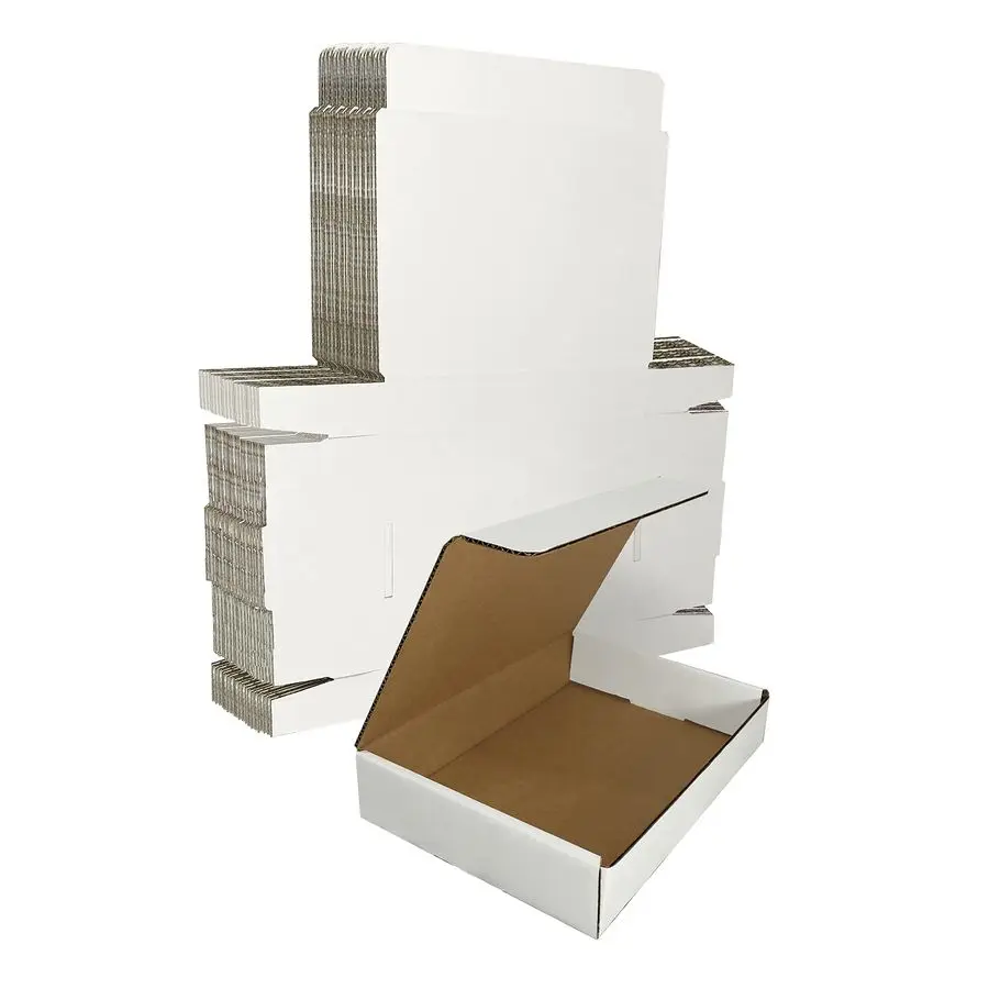 

Mailer Shipping Boxes 9x6.5x2 inch, White, 50 Pack, Small Corrugated Cardboard Box