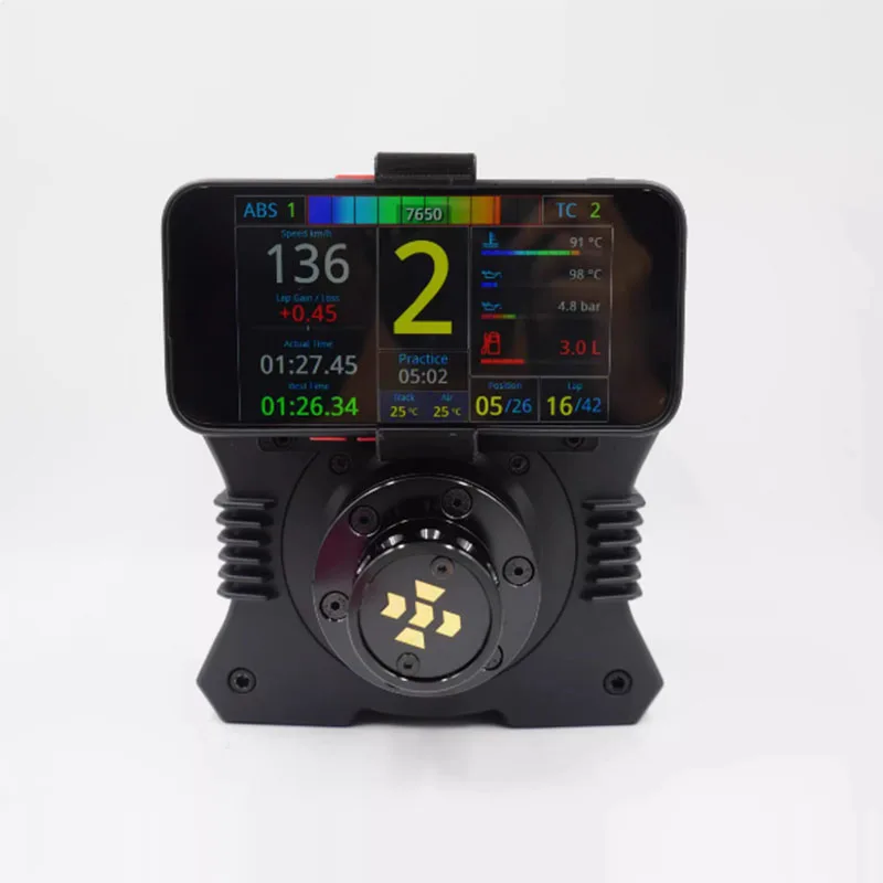 Support de téléphone universel réglable pour tableau de bord de course, Compatible avec la Base MOZA R5 R3 R9 R12 SIMAGIC FANATEC