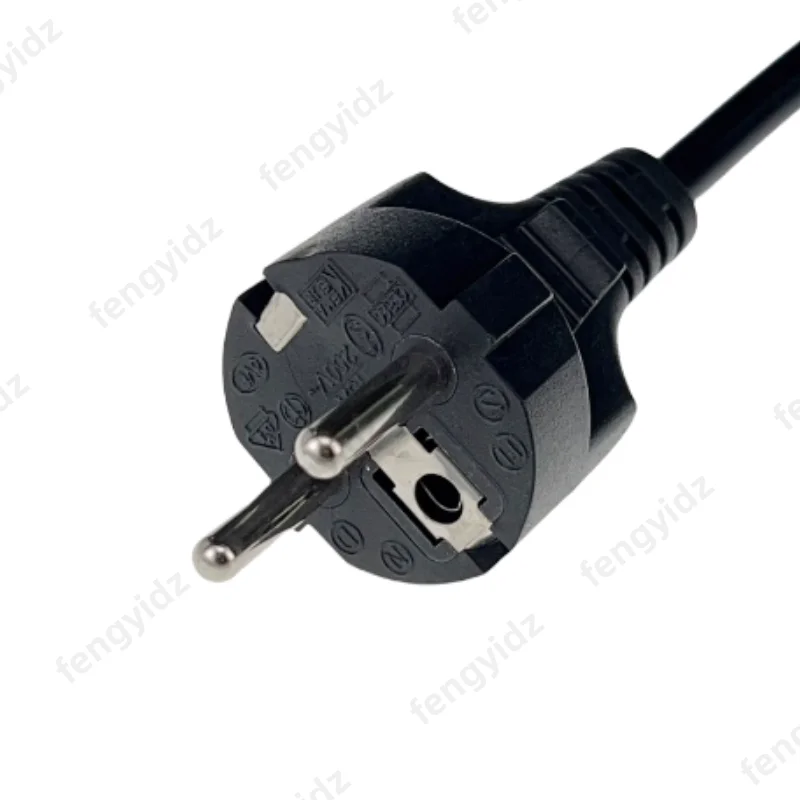 1.8m EU Schuko Power cables,Europe CEE7/7 Power Cord ,EU to C15 Power lead for household electrical appliances