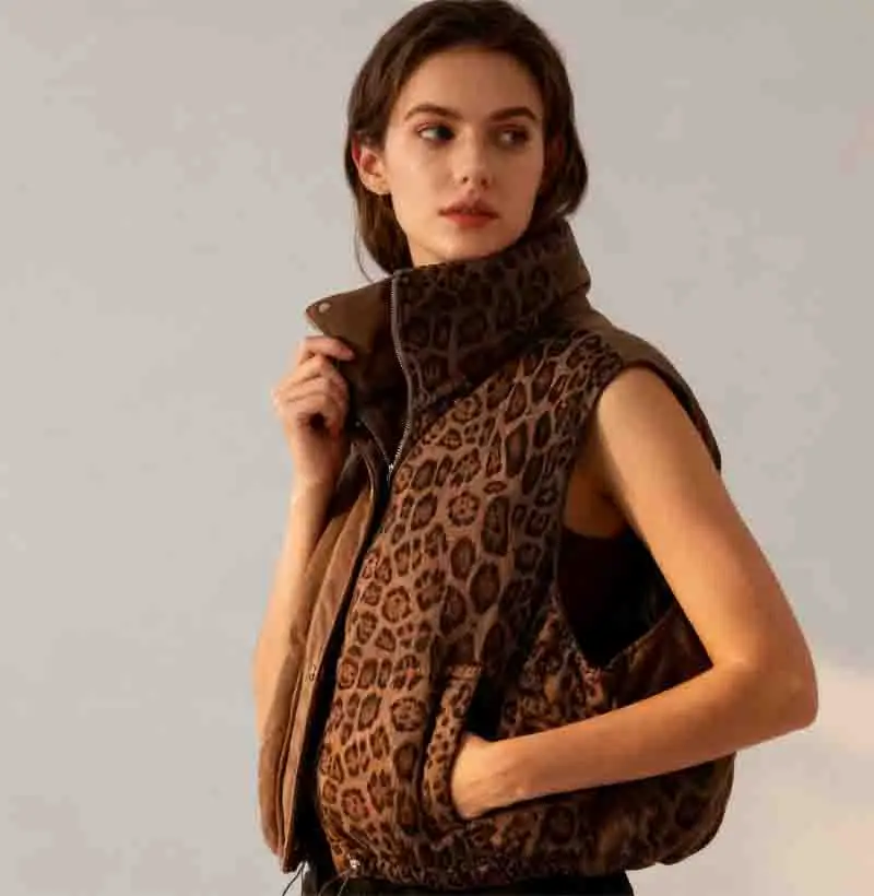 

Vests Waistcoats Thick Womens Zipper Autumn Patchwork Loose School Academia Layered Preppy Youthful Comfortable Trendy Versatile