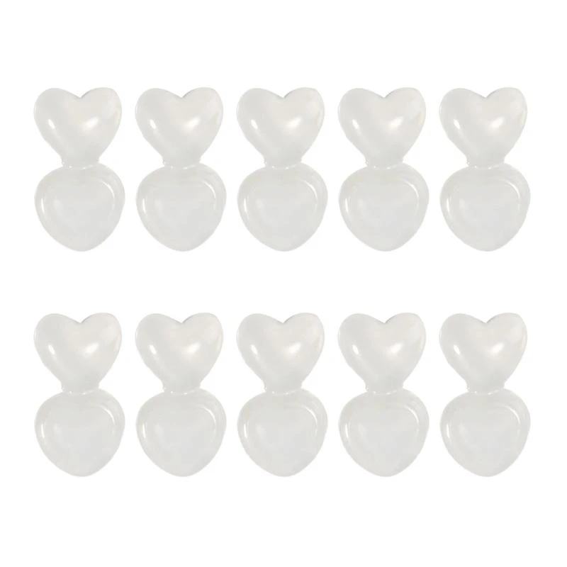 

G7NC 10pcs Secure Sturdy Silicone Earring Backs for Heavy Jewelry Statement Pieces