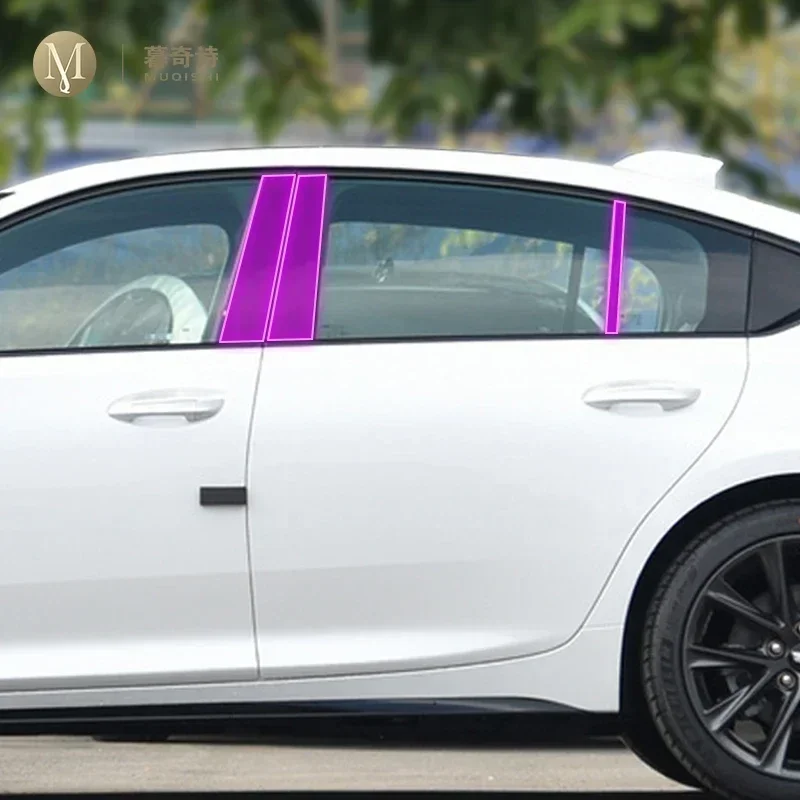 

Для Cadillac CT5 2024Автомобиль Внешняя защитная пленка для краски PPF против царапин оконной стойки Прозрачная пленка из ТПУ Аксессуары