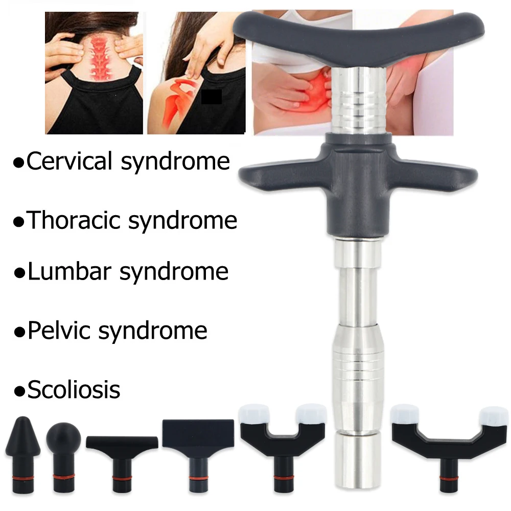 300N Manual Chiropractic Adjusting Tools Adjustable Force Activation Therapy For Neck Back Pain Relieve Spinal Massage Corrector