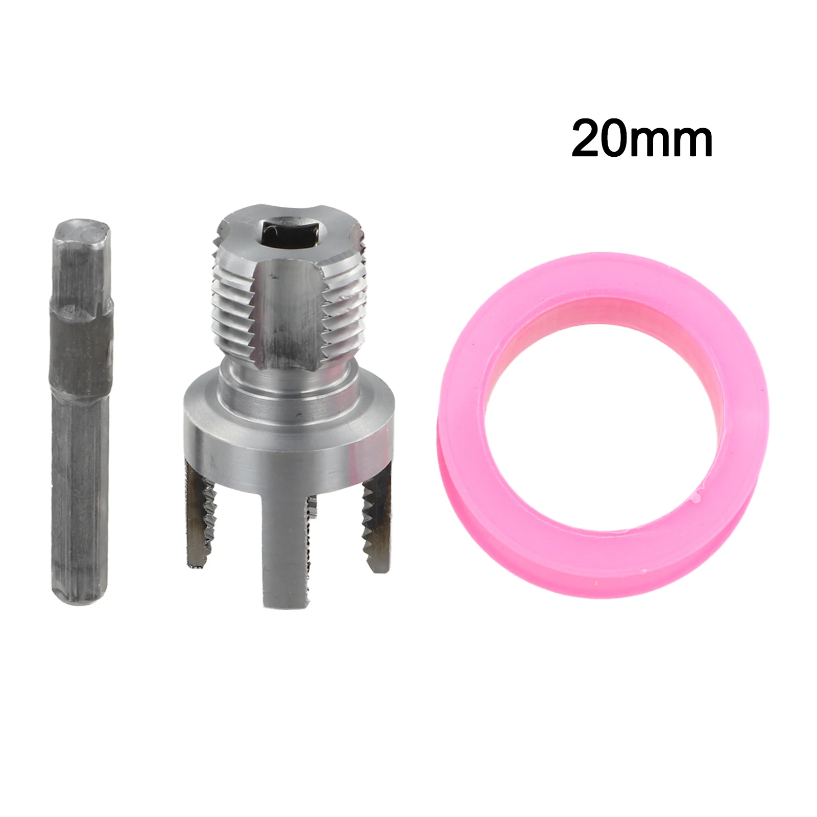 Gray Metal 20MM+25MM Water Pipe Threader Internal External Opener For PPR PVC Pipe Tapping Tool Plumbing Drill Bit Kit