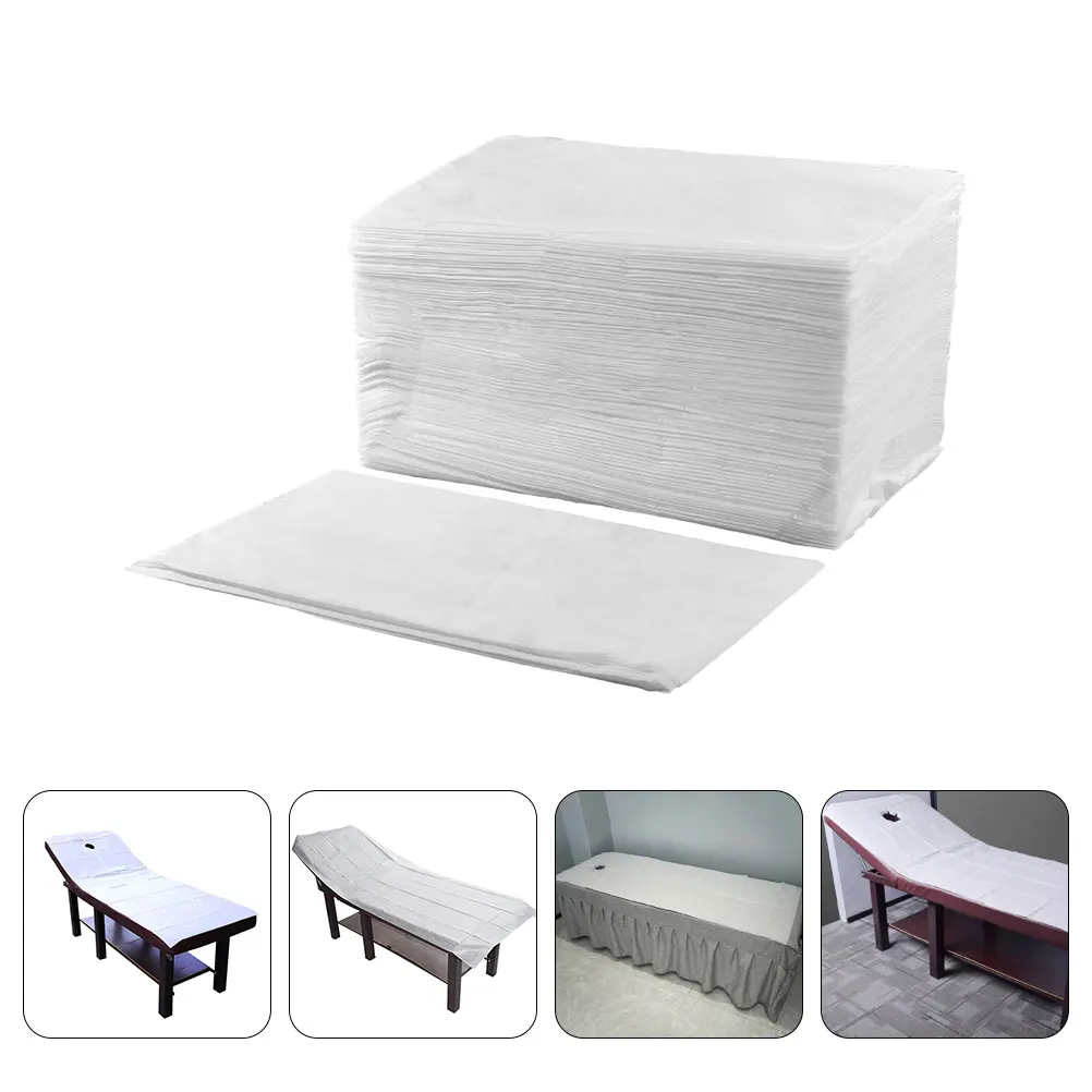 

100pcs Beauty Bed Sheets Salon Spa Non-Woven Bed Sheets Massage Covers Non-woven Fabric 70x180cm Protective Breathable