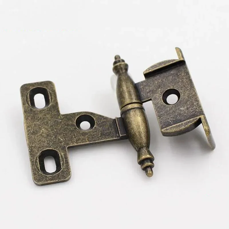 

Left right detachable hinges Antique Green bronze furniture cabinet hinge X4PCS