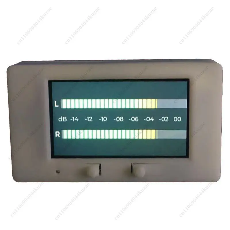 Amplifier Voice-Activated Pickup Module - Analog VU Meter & Color Audio Spectrum LCD Level Display