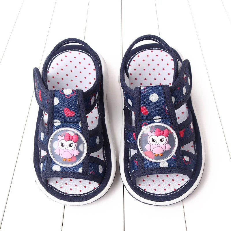 

0-2Y Baby Unisex First Walking Indoor Outdoor Toddler Shoes For Hot Summer With Fashion Design Soft And Comfortable TPR Sole