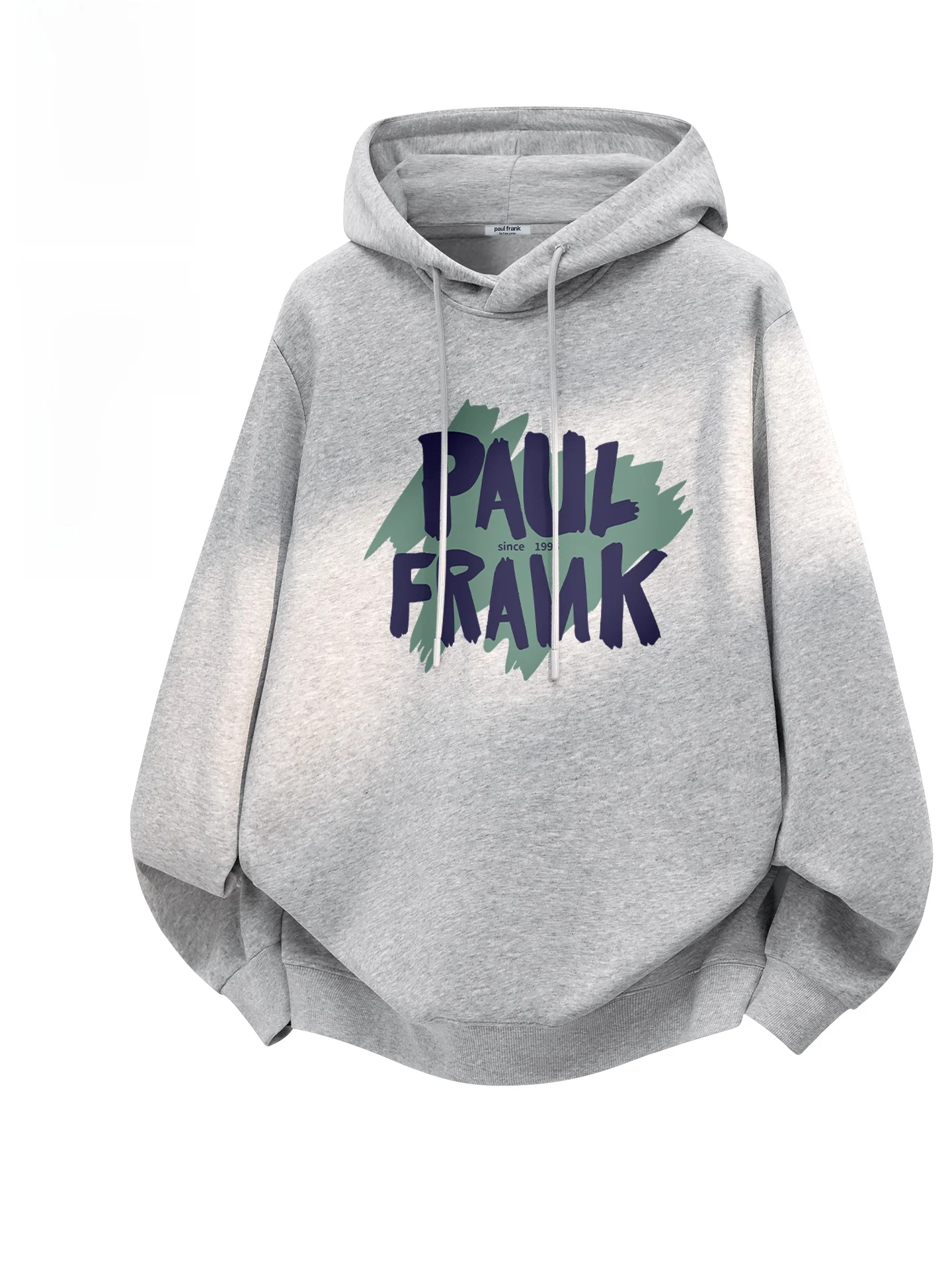 

Fce Lined Hoodie Men's Thiened Winter Jaet American Sle Inner Wear Youthful Printed Casual Long Sve Sw...