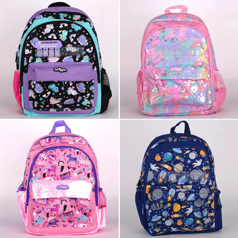 

Disney Australian Smiggle Schoolbag Cartoon Backpack With Double Shoulders Ultra Light Weight Reduction Backpack Student Gift