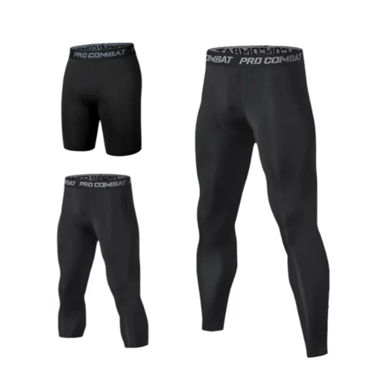 New Men's Compression Pants Male Tights Leggings For Running Training Sport Fitness Quick Dry Fit Joggings Workout Trousers Man
