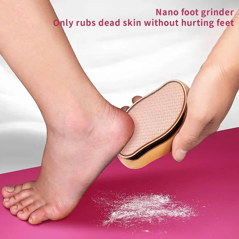 Portable Foot Rasp Feet File Callus Remover Dead Skin Foot Scraper Foot Grater Scrubber For Wet Dry Pedicure Supplies Tools