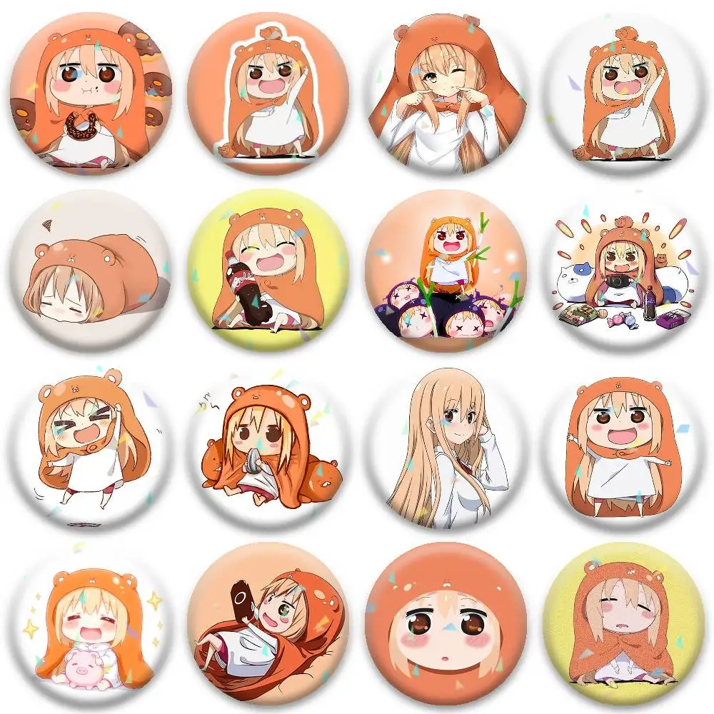 

Himouto umaru chan Badges Niche Design Brooch for Backpack Lapel Pins Creative Accessories