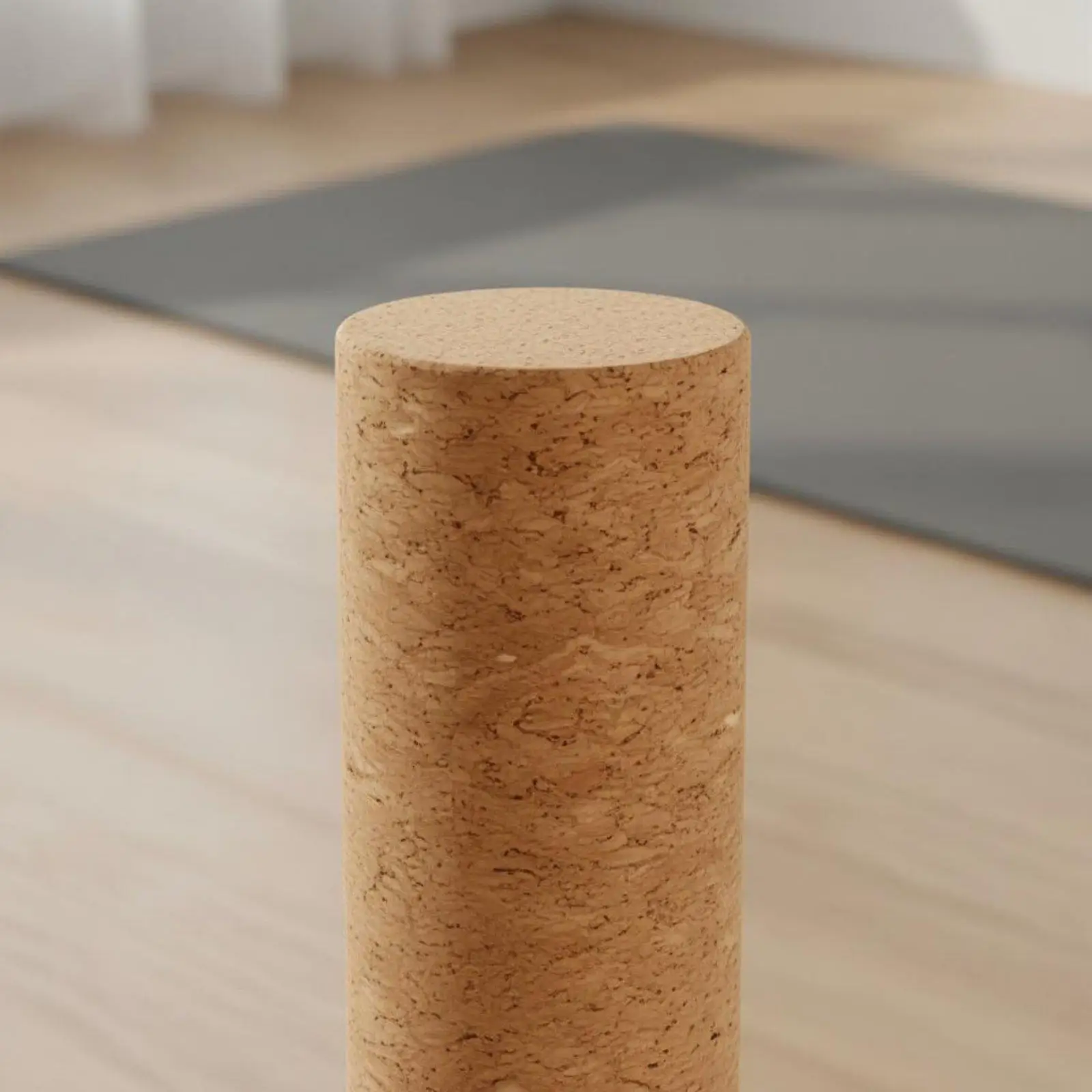 Cork Foam Roller Muscle Relief Mini Cork Roller Portable Handheld Massage for