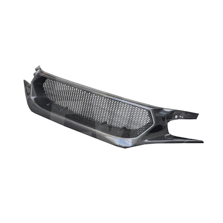 

JS STYLE CARBON FIBER FRONT GRILLE for 2018-2021 HONDA CIVIC TYPE-R FK8