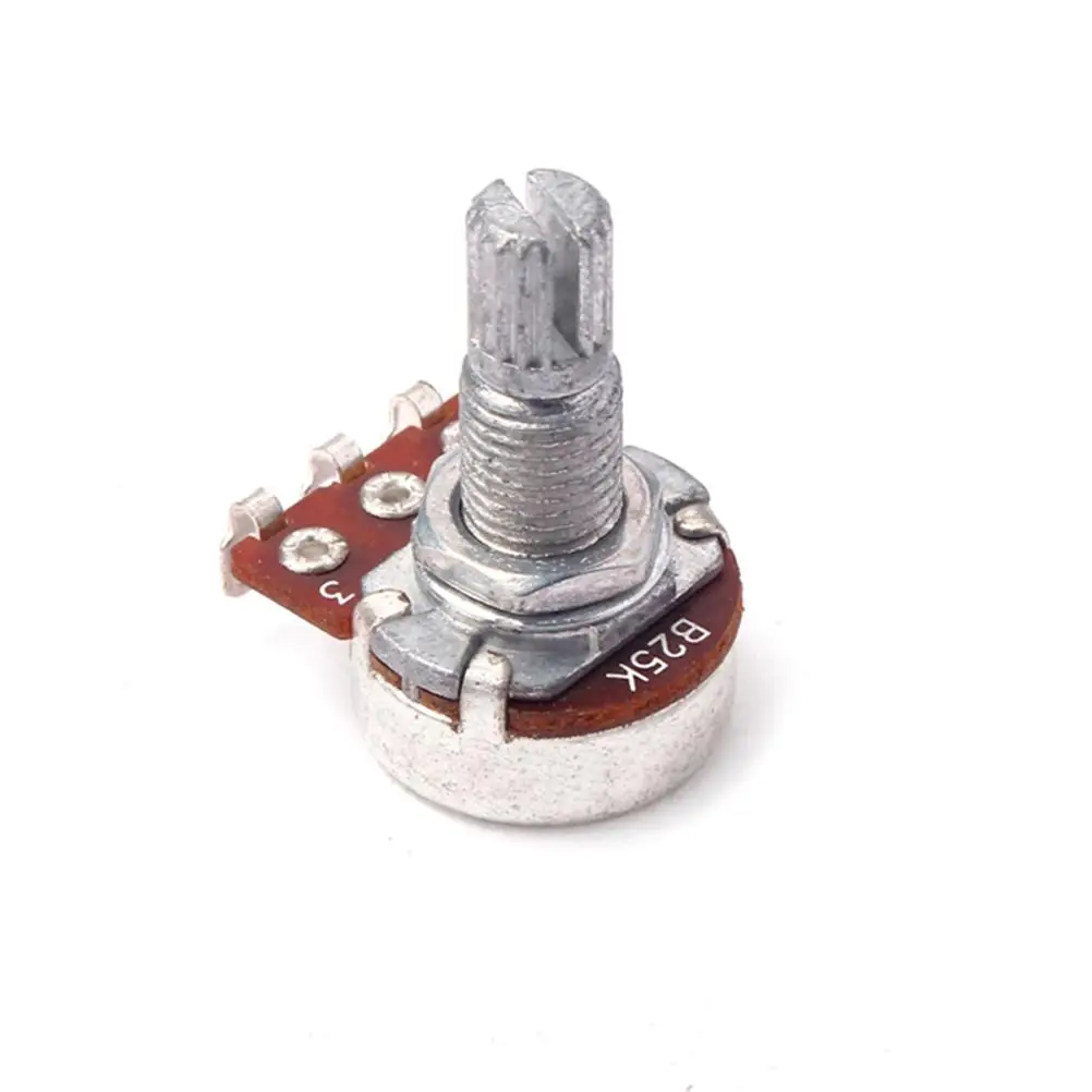 

Coarse Knurled Shaft Potentiometer Guitar Corner Carbon Volume Audio-potentiometers Electric Bass Rating