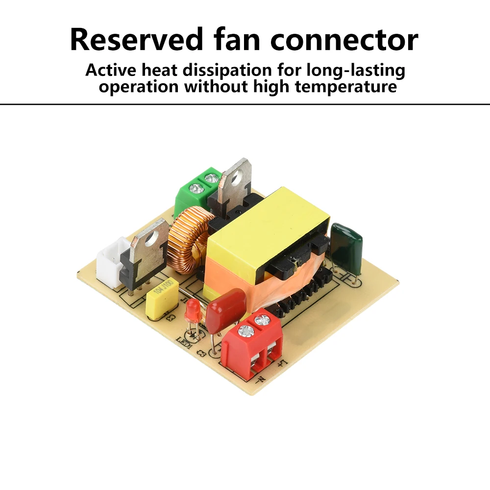 DC12-16.8V to AC 220V Step Up Inverter DC-AC Boost Inverter Module 50-100W Power Adapter Outdoor Universal Solar Panel Converter