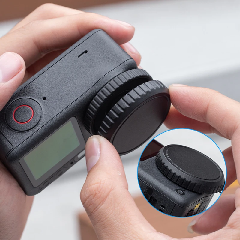 1 szt. Silikonowa osłonka na obiektyw do Osmo Action 6, odporna na zarysowania i odciski palców, osłona ochronna do akcesoriów Action6