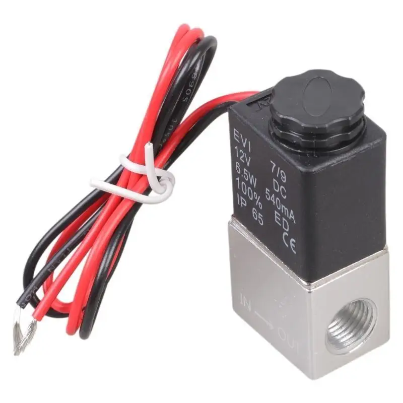 

652F DC12V NC 2 Way 2-Position Normally Closed Solenoid Valvefor Water Air Gas