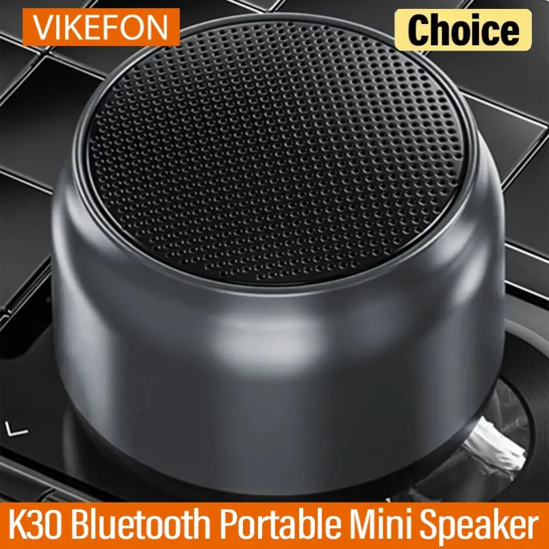 VIKEFON Original Speaker K30 Bluetooth Portable Mini Outdoor Wireless Speakers Music Surround Loudspeaker HD Voice Shocking Bass