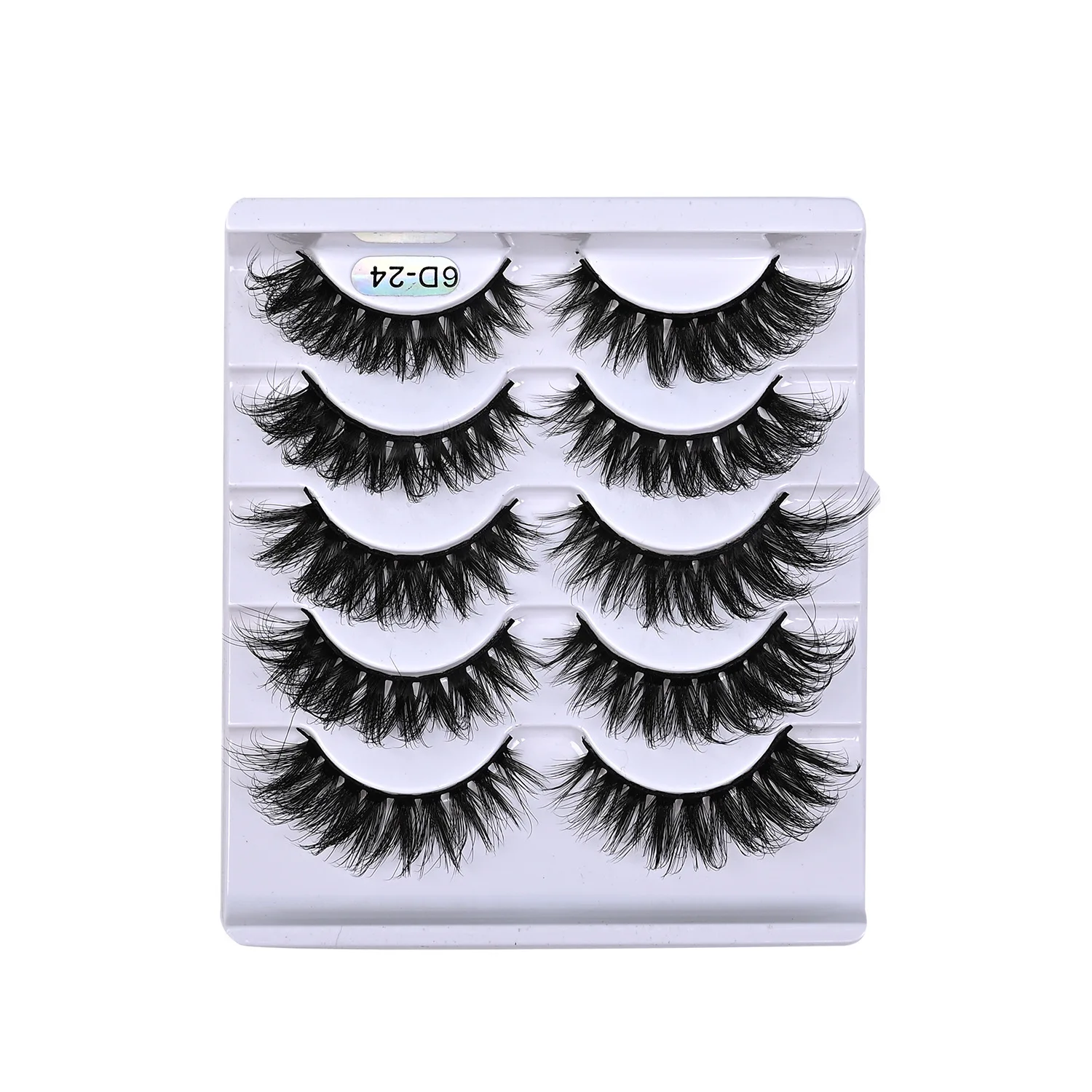 10 Pairs Fluffy Volume False Eyelashes - Visibly Thickened Natural Full Lashes - Fake Eyelashes