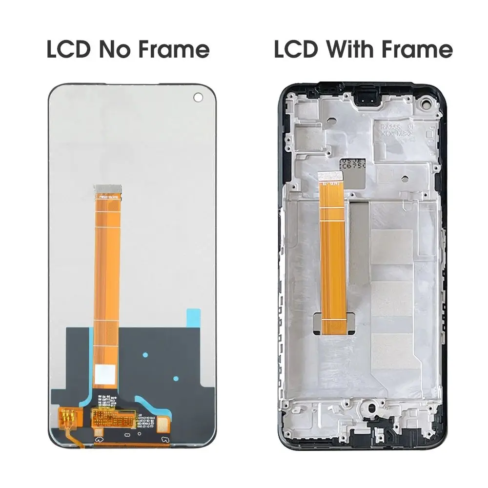 For Oppo A73 5G LCD Display Screen Touch Panel Digitizer Assembly For Oppo A73 5G CPH2161 Display Frame Replacement