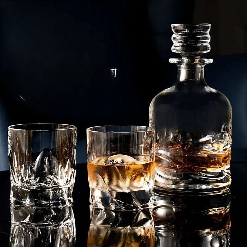 Wine glass handmade crystal foreign wine glass classical, luxury set gift box