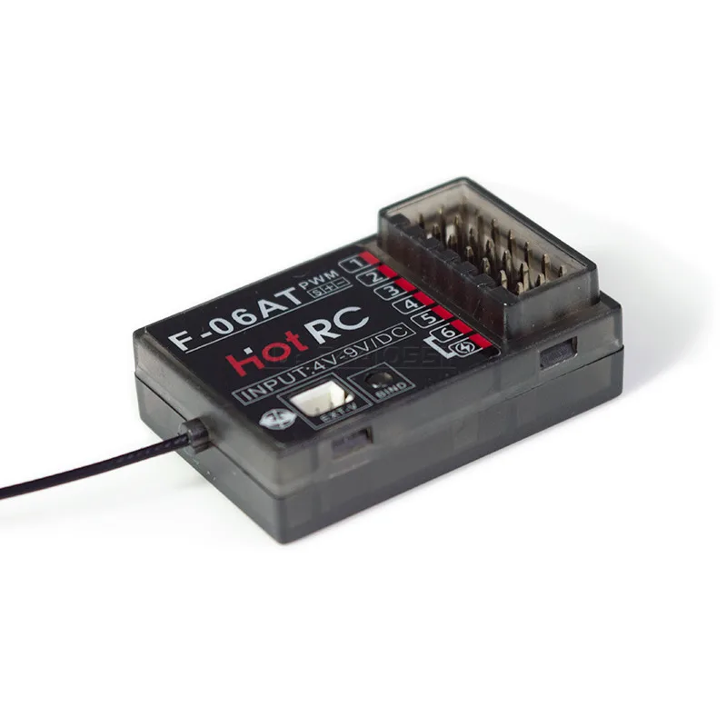 HOTRC CT-6A CT-8A 6CH 8CH 2.4G Transmitter Remote Control Radio System F-06AT F-08AT Gyro Receiver for RC Model Car Boat Tank